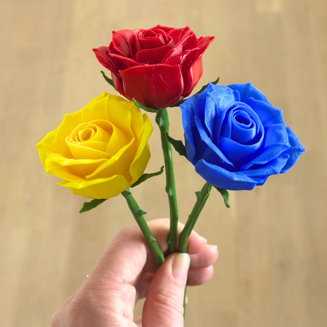 Langstilket rose